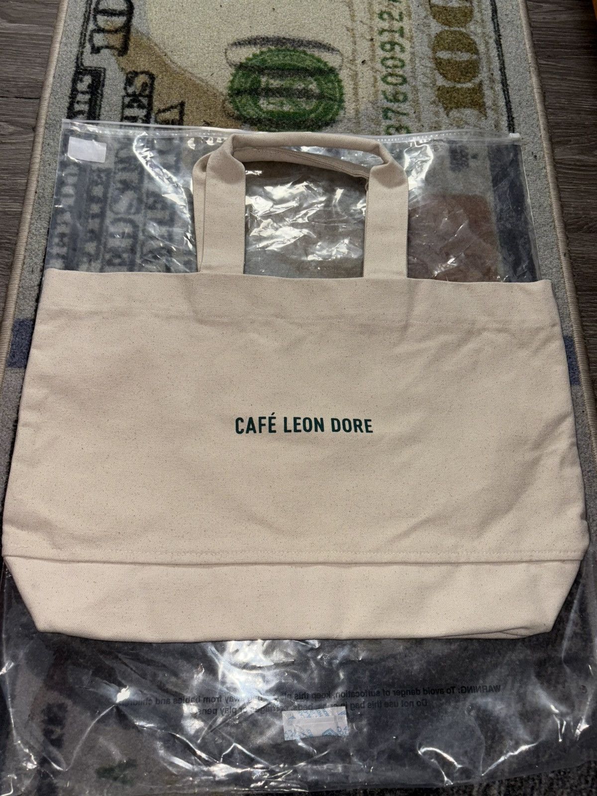Aime Leon Dore Aime Leon Dore Cafe Canvas Tote Bag Size ONE SIZE - 3 Thumbnail