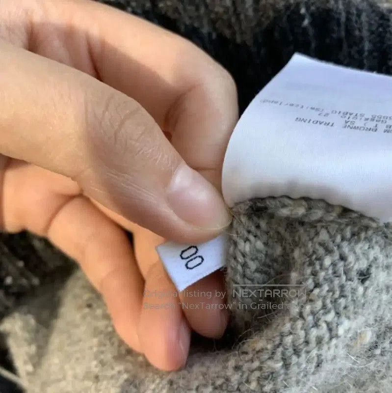 Thom Browne Thom Browne Dark Gray Wool Sweater for Women . Size M / US 6-8 / IT 42-44 - 9 Thumbnail