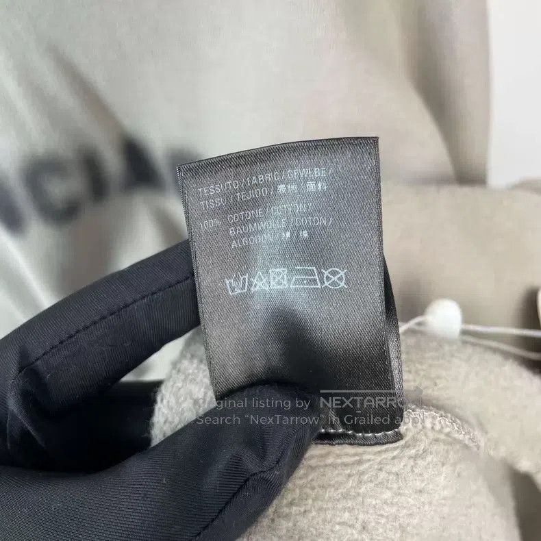Balenciaga Balenciaga Pure Cotton Ripped Hoodie Size US XS / EU 42 / 0 - 7 Thumbnail