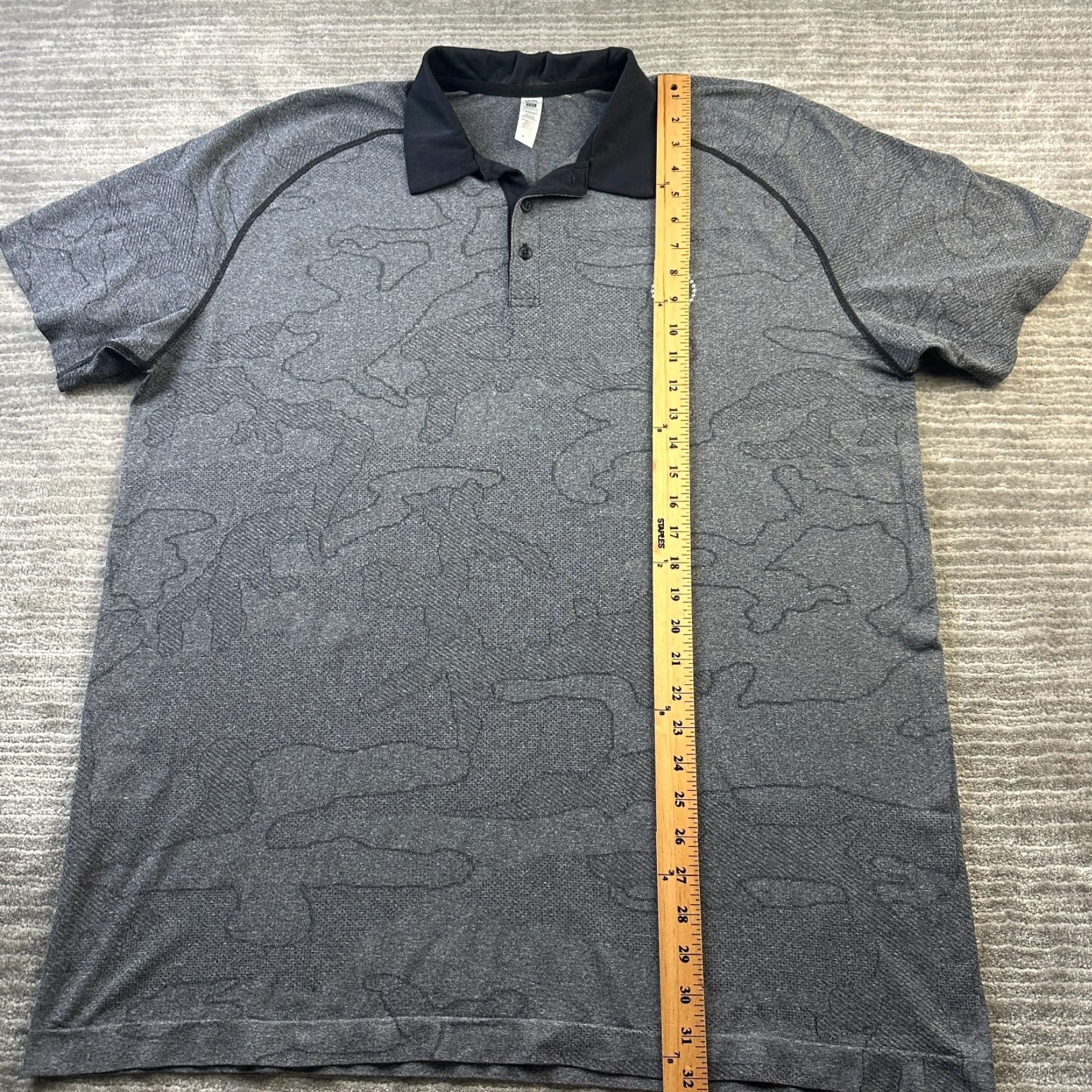 Vintage Barstool UNRL Polo Shirt Mens 2XL Gray Camouflage Short Sleeve Polo Shirt Casual Sports USA Size US XXL / EU 58 / 5 - 8 Thumbnail