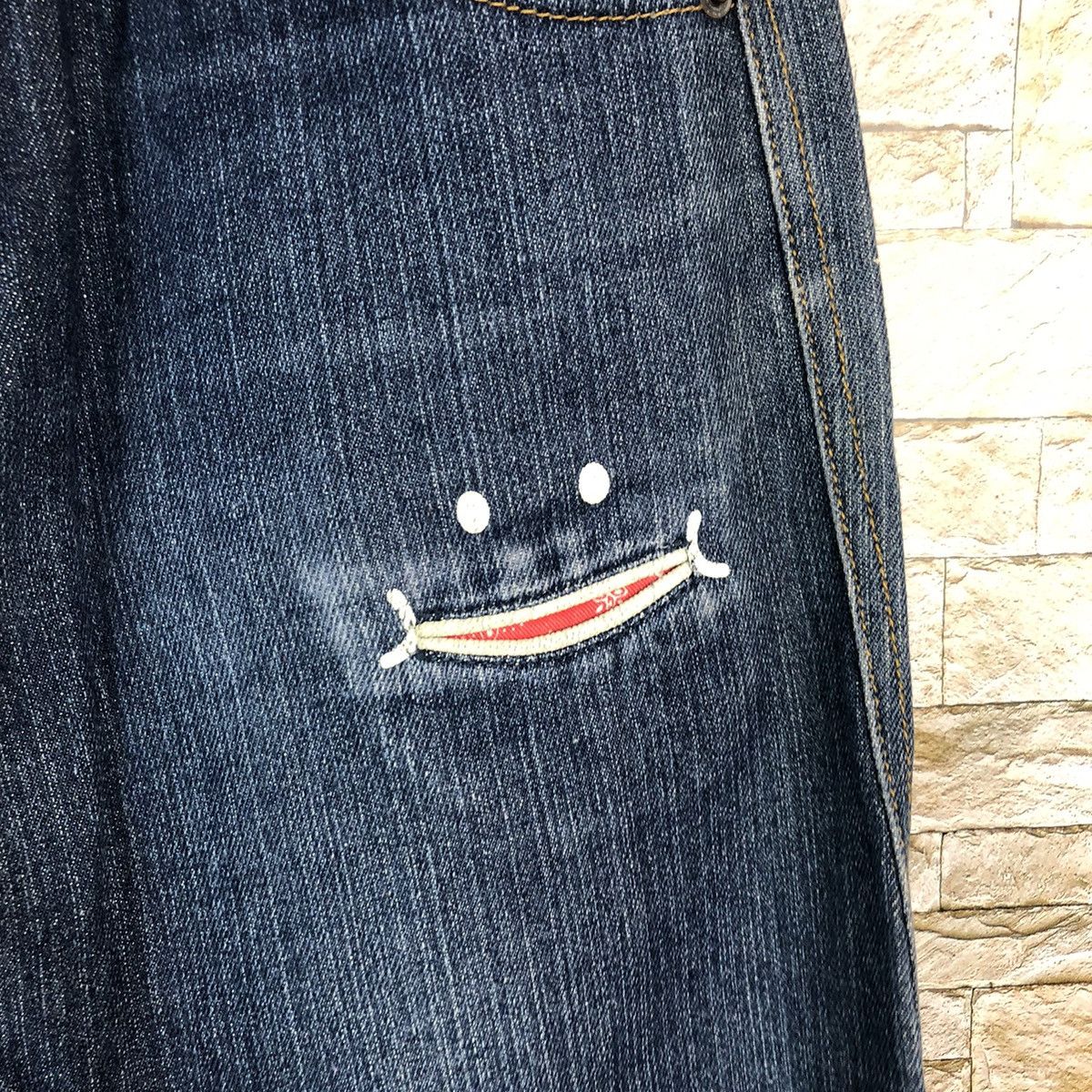 Japanese Brand Up Start Made Smile Blue Denim like kapital Pants #A954 Size US 30 / EU 46 - 9 Thumbnail