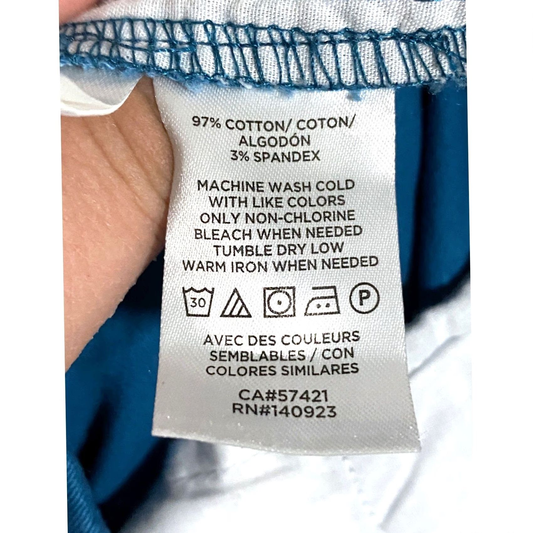 Loft Loft Bermuda Chino Shorts 4 Blue Teal Stretch Preppy Casual Modest Comfort Boho Shirt Womens Regular Small? Size 27" / US 4 / IT 40 - 7 Thumbnail