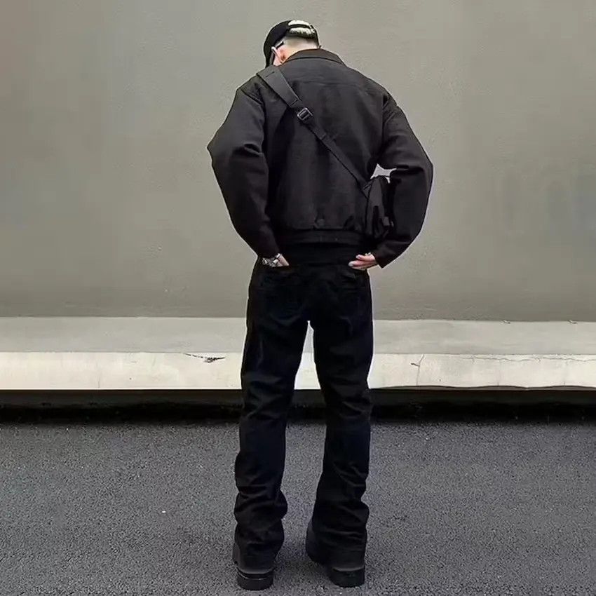 Designer × Japanese Brand Baggy Workwear Pants Black Size US 32 / EU 48 - 4 Thumbnail