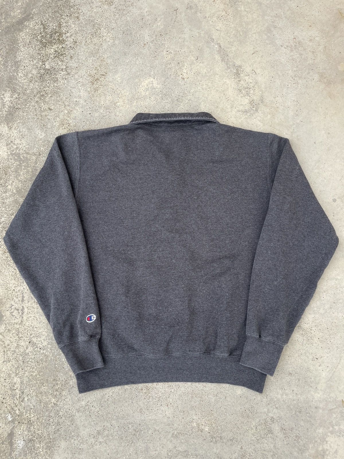 Champion Champion Georgetown College Half Zipper Sweater Size US L / EU 52-54 / 3 - 3 Thumbnail