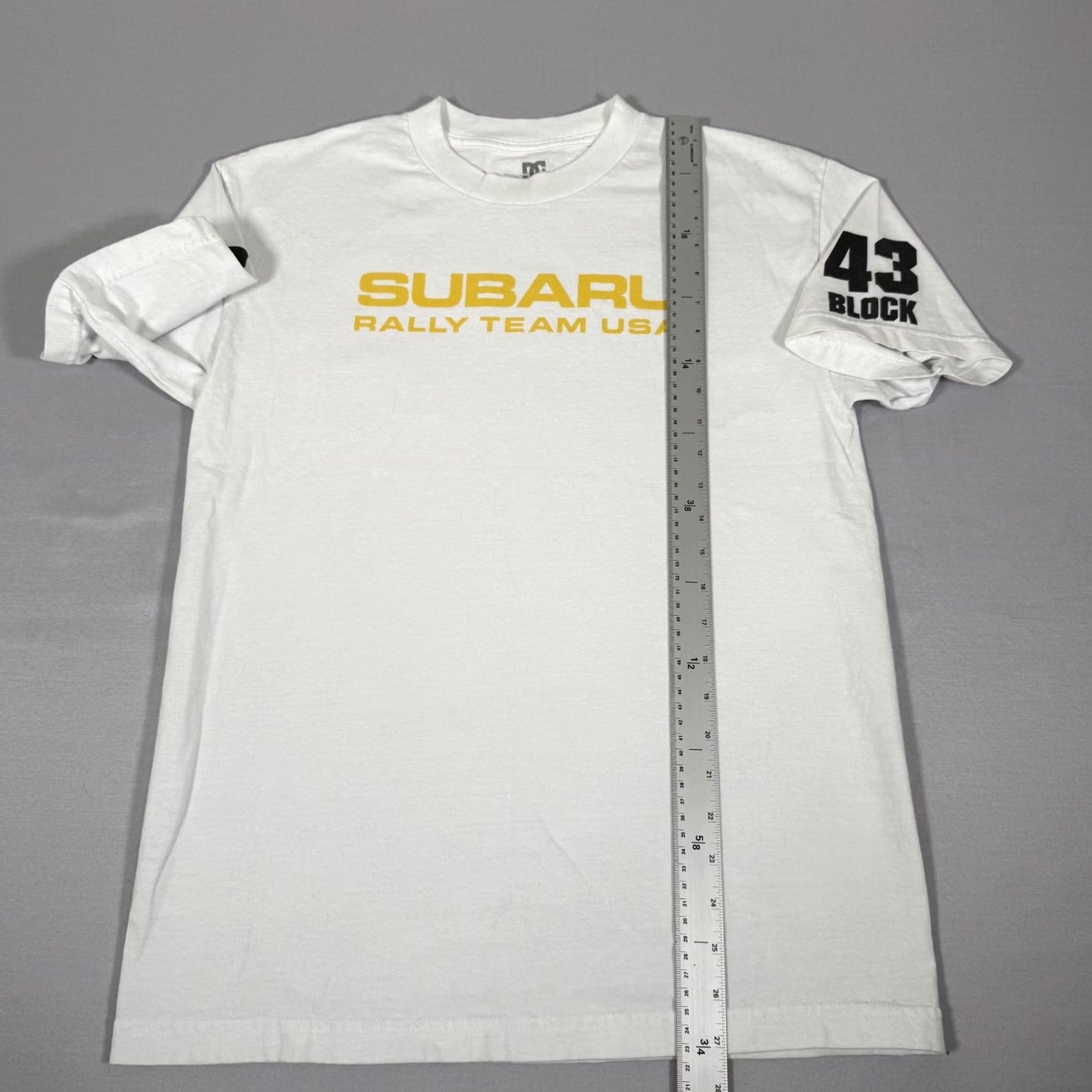 Vintage DC Shoes Shirt Men Medium White Subaru Rally Ken Block 43 Travis Pastrana 199 Race Tee Size US M / EU 48-50 / 2 - 6 Thumbnail