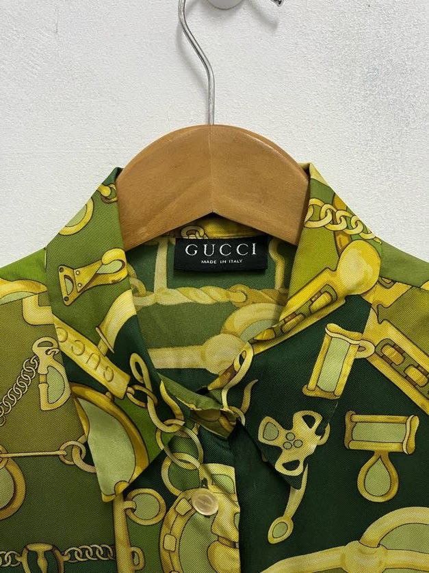 Gucci Vintage Gucci Silk Shirt Size M / US 6-8 / IT 42-44 - 3 Thumbnail