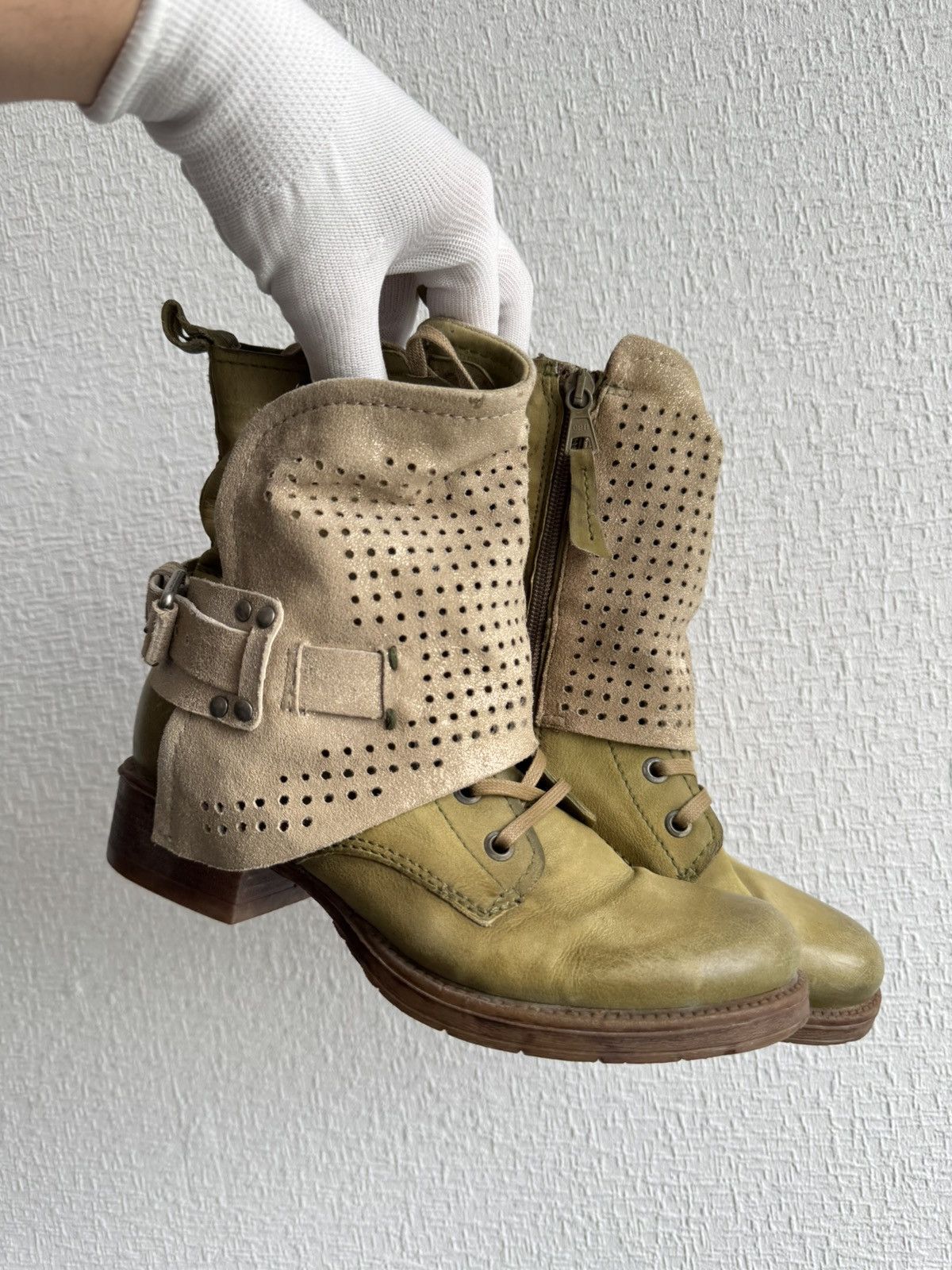 Japanese Brand × Vintage ✅Vintage MJUS JAPANESE STYLE like a As98 shoes boots Size US 5.5 / IT 35.5 - 1 Thumbnail