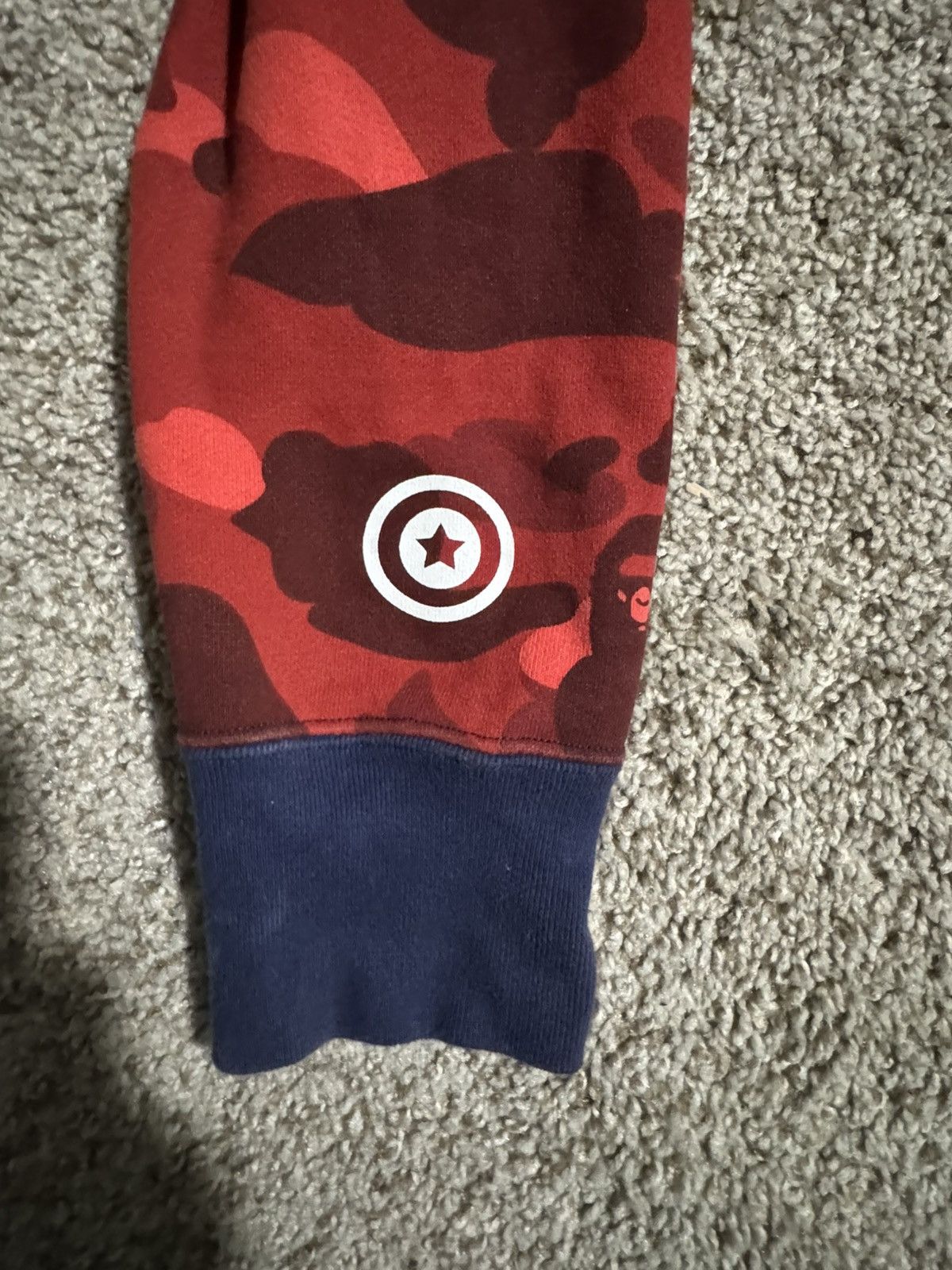 Bape Bape Double Shark Crazy Camo Hoodie Size US S / EU 44-46 / 1 - 4 Thumbnail