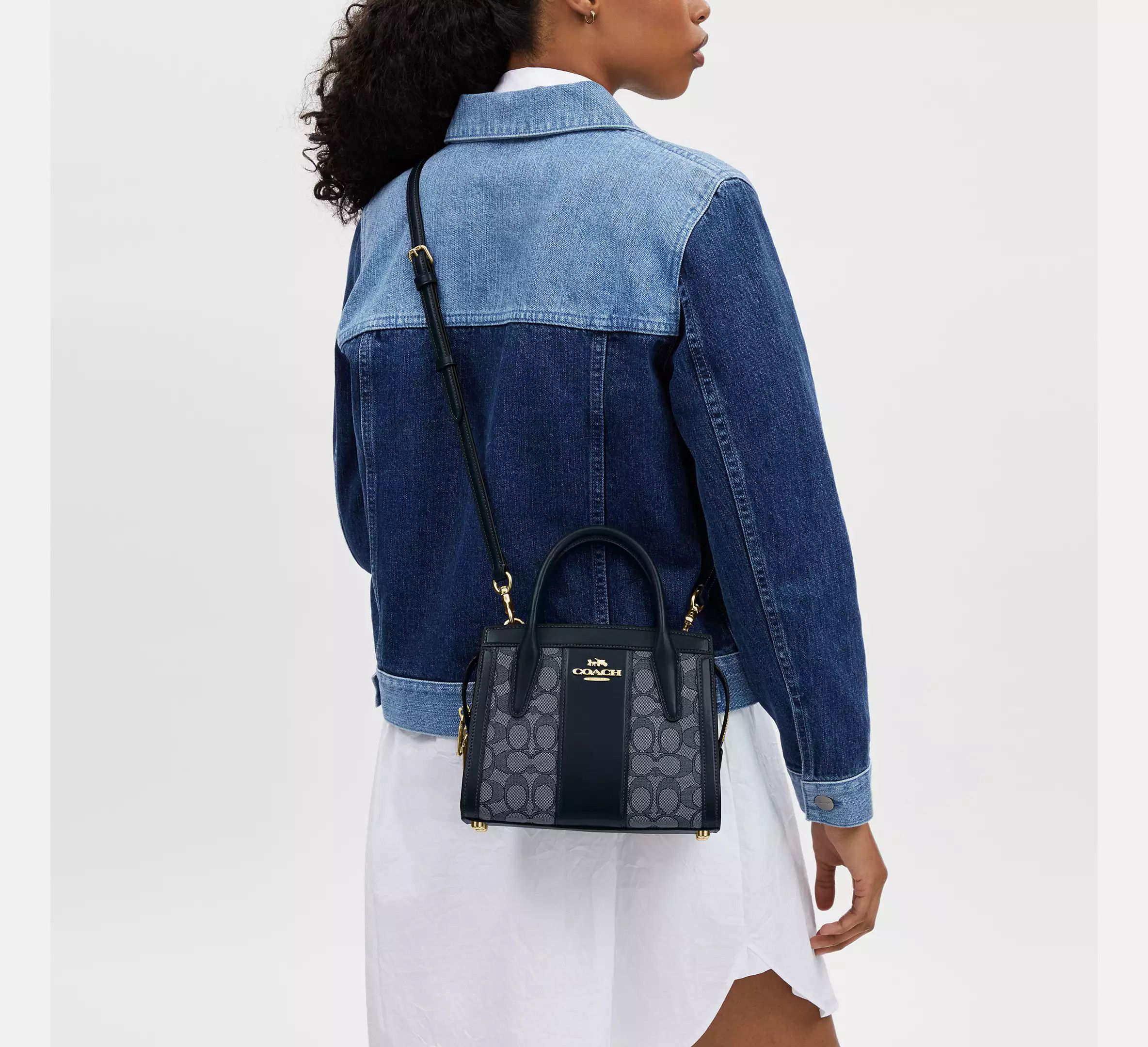 Coach Andrea Carryall Bag In Signature Jacquard CT766 Size ONE SIZE - 2 Thumbnail