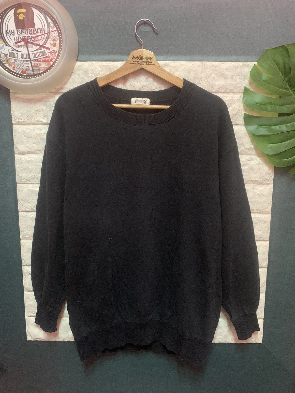 Issey Miyake × Tsumori Chisato × Vintage VINTAGE!! Sweatshirt ISSEY MIYAKE Big Logo Size US L / EU 52-54 / 3 - 2 Thumbnail