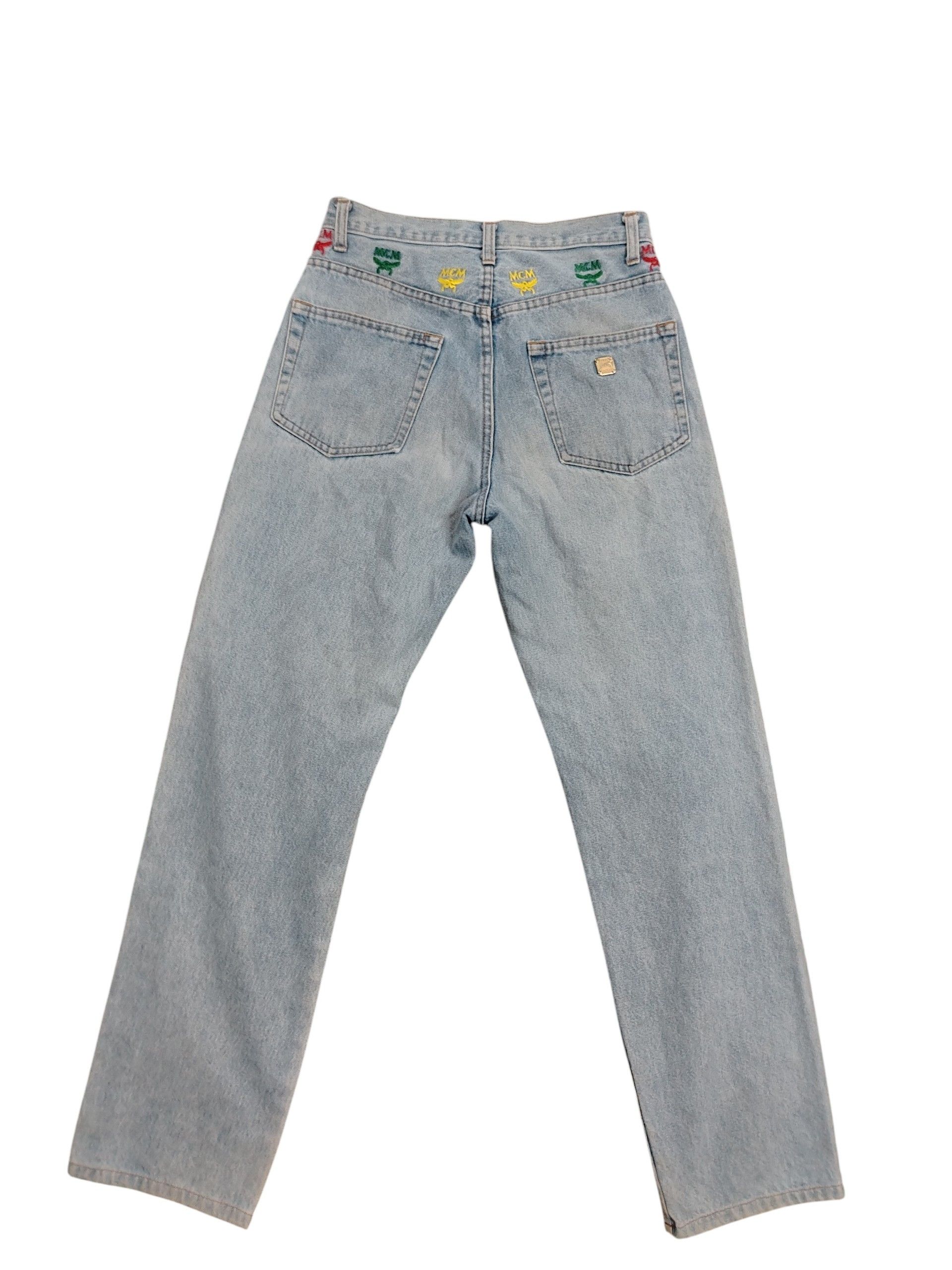 MCM Vintage MCM embroidered jeans Size 28" / US 6 / IT 42 - 2 Thumbnail