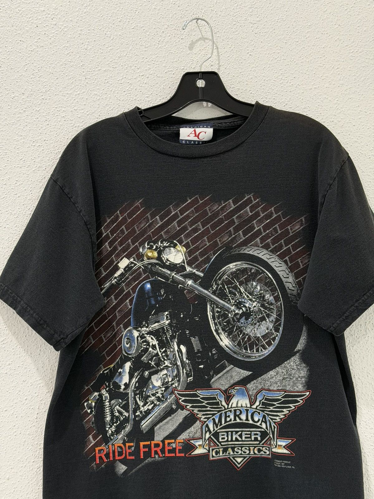 Harley Davidson Vintage 90s American Biker Classics Black Harley Davidson M Size US M / EU 48-50 / 2 - 2 Thumbnail