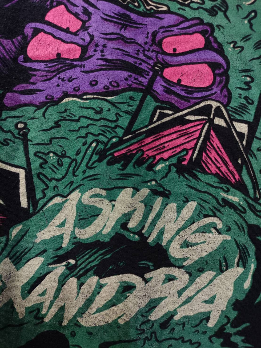 Band Tees Vtg 00's Asking Alexandria " Sea Monsters " T-Shirt Size US L / EU 52-54 / 3 - 6 Thumbnail