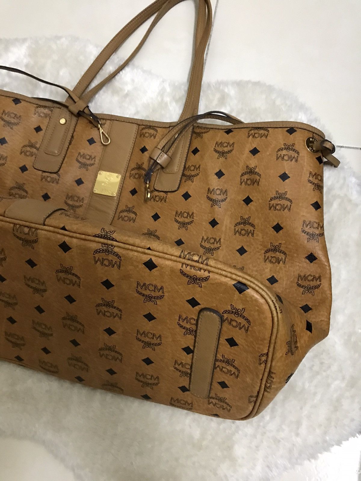 MCM MCM Liz Reversible Tote With Drawstrings Bag Size ONE SIZE - 10 Thumbnail