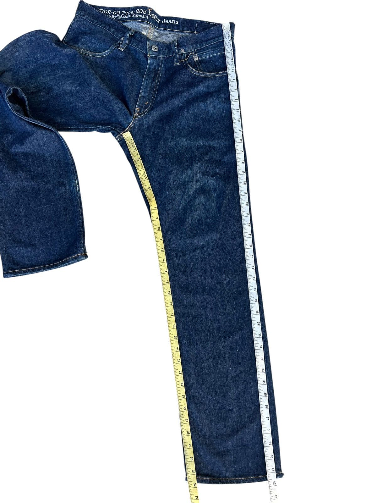 Levi's 2010 Levi’s Takahiro Kuraishi Redline Denim Lefty Jeans Size US 31 - 6 Thumbnail