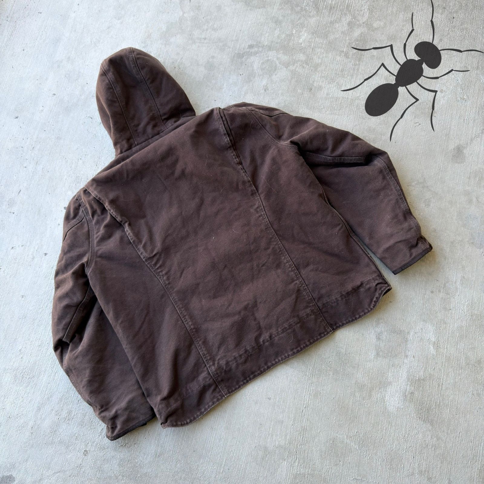 Carhartt × Vintage Carhartt WOMENS brown sierra hooded work wear jacket Size US XL / EU 56 / 4 - 6 Thumbnail