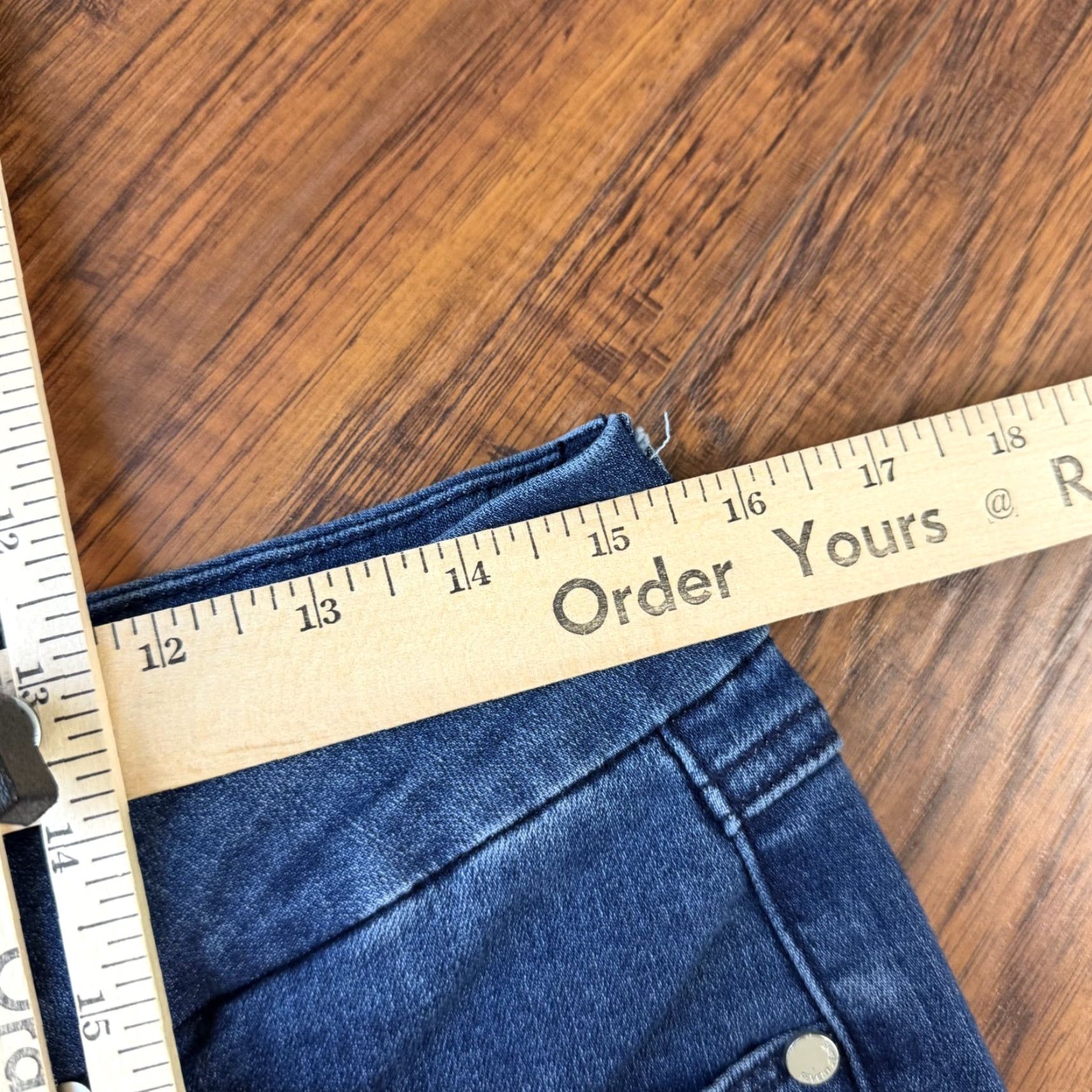 Vintage Seven7 Jeans Women 12 Boot Cut Slim Low Rise Dark Wash Stretch Denim 30x31 Blue Cotton Blend Regular Inseam 31 Jeans Womens Boots Cut Stretch Size 34" / US 12 / IT 48 - 5 Thumbnail
