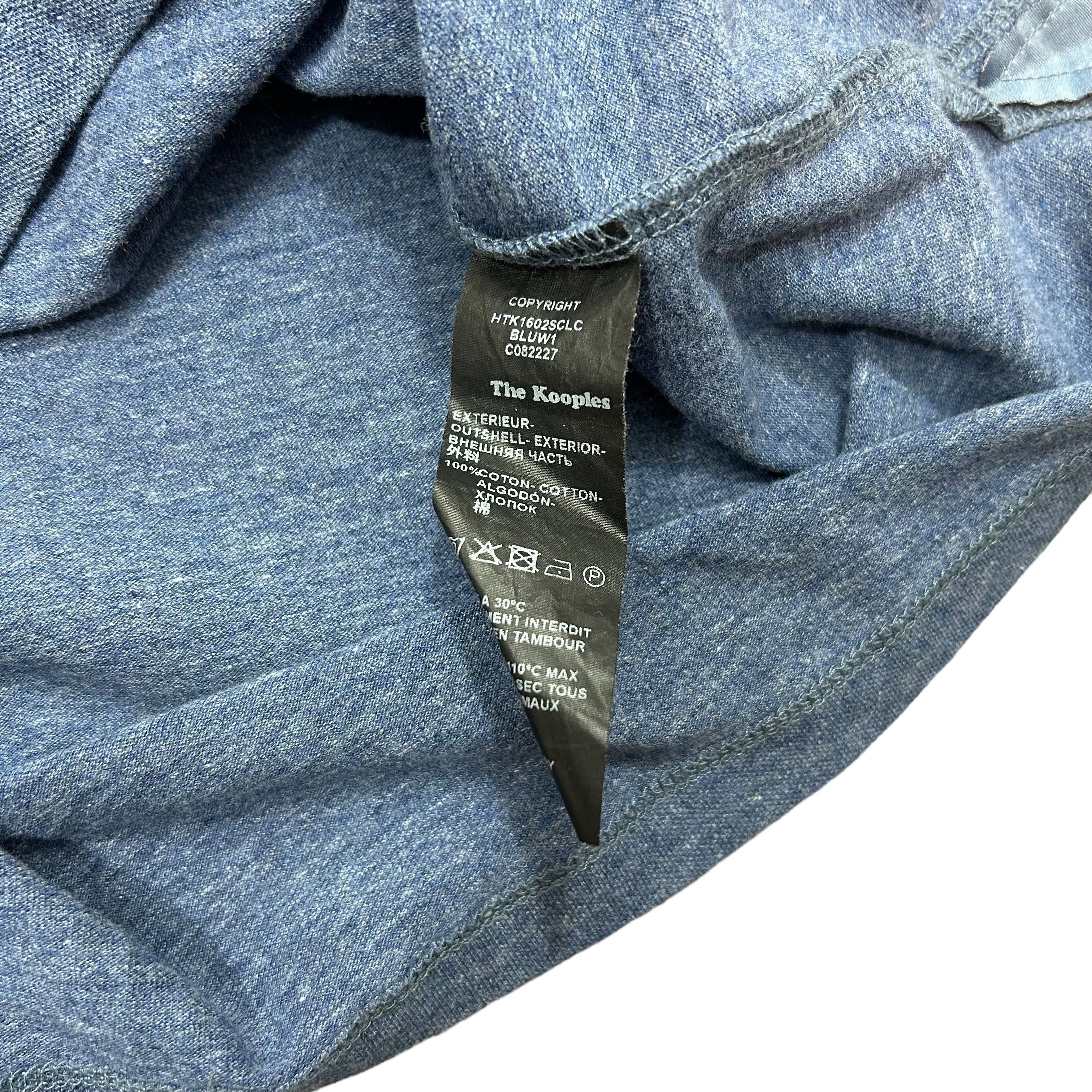 The Kooples The Kooples Sport Blue Melange Band Collar Polo Logo Medium Size US M / EU 48-50 / 2 - 7 Thumbnail