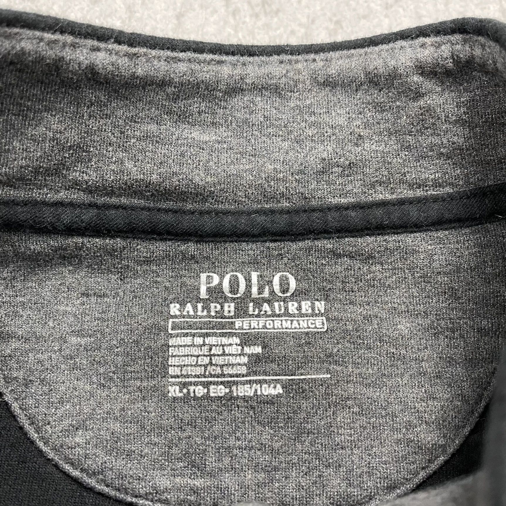 Polo Ralph Lauren Polo Ralph Lauren Sweater Mens XL Black Gray Performance 1/4 Quarter Zip Preppy Shirt Pullover Knit Mock Neck Zipper Embroidered Logo Vintage: No Size US XL / EU 56 / 4 - 4 Thumbnail