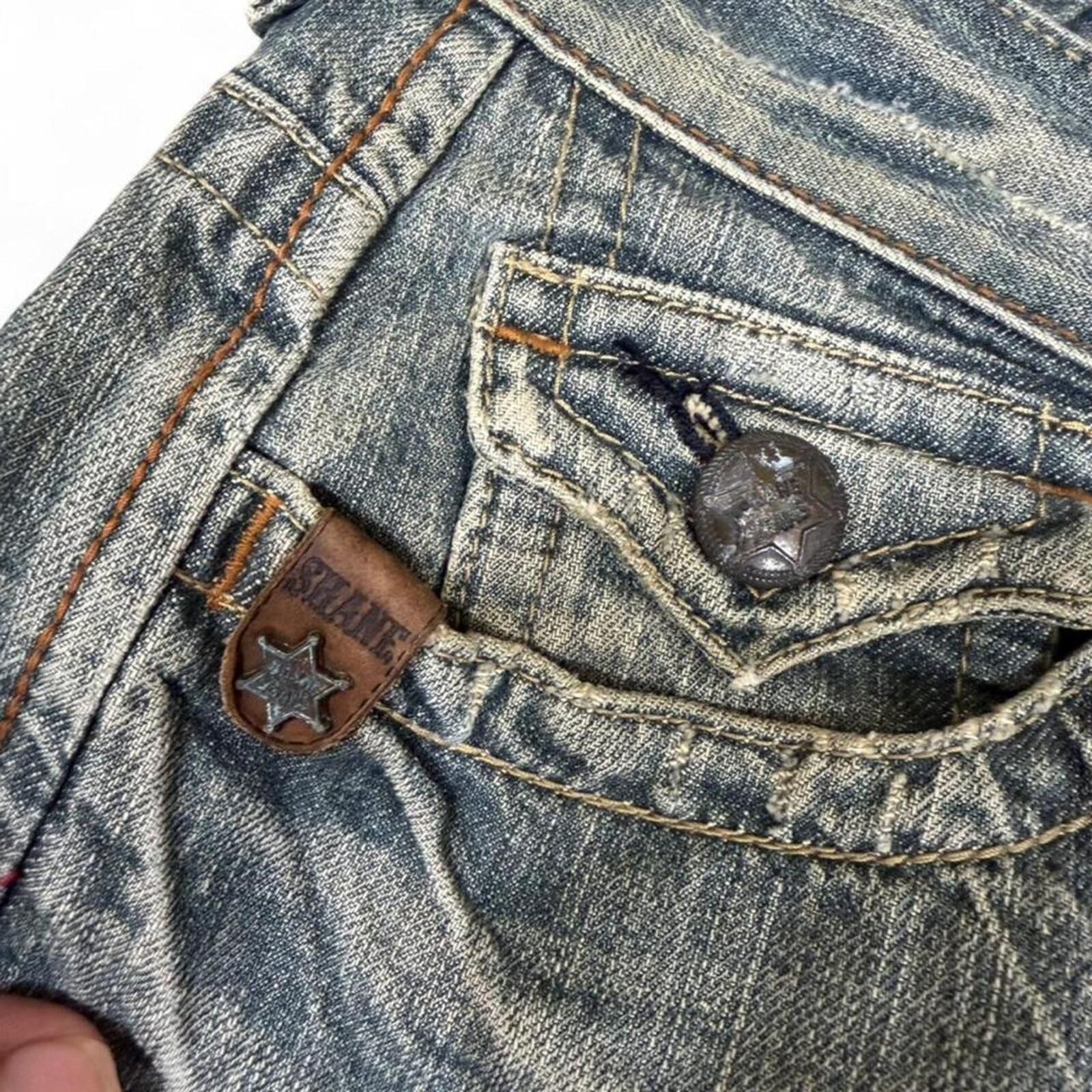 Other Vintage Style shane Jeans wide leg denim jeans Size 30" / US 8 / IT 44 - 7 Thumbnail