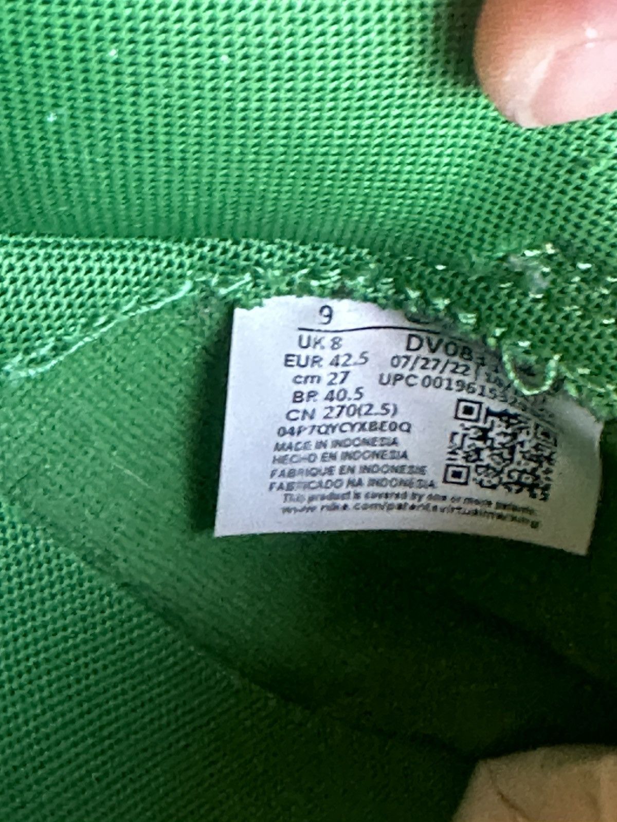 Nike NIKE DUNK LOW BRAZIL 9M Size US 9 / EU 42 - 8 Thumbnail