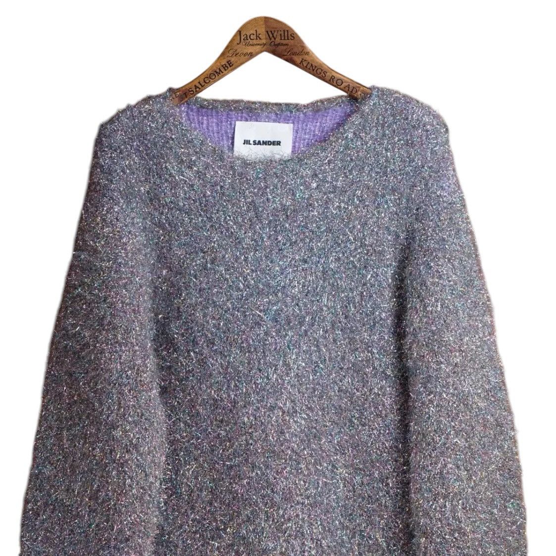 Jil Sander Jil Sander Shaggy Multicolor Lurex Knit Sweater Size US M / EU 48-50 / 2 - 3 Thumbnail