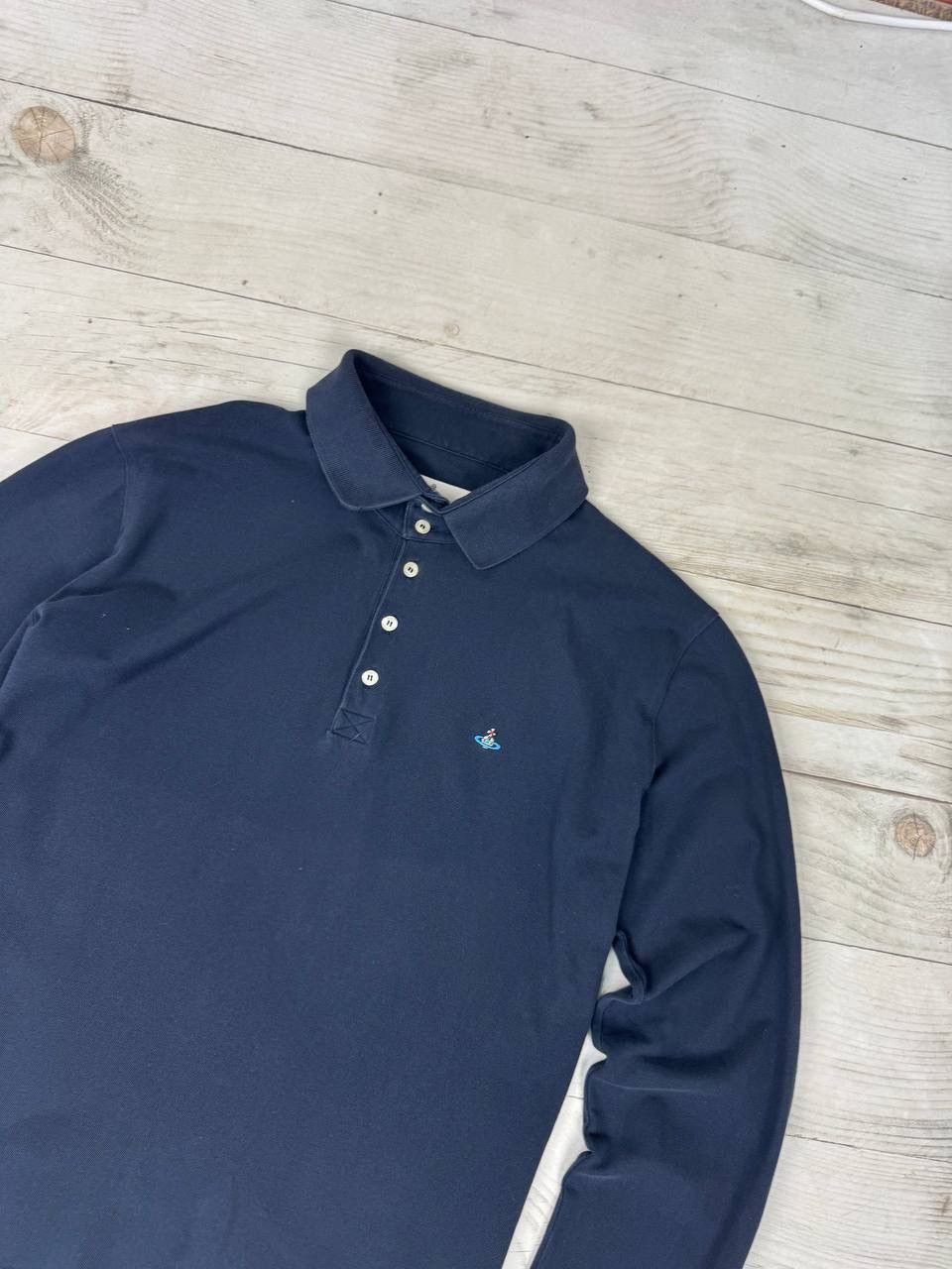 Vivienne Westwood Vintage Vivienne Westwood Polo Long Sleeve Orb Logo Basic Size US XXL / EU 58 / 5 - 2 Thumbnail