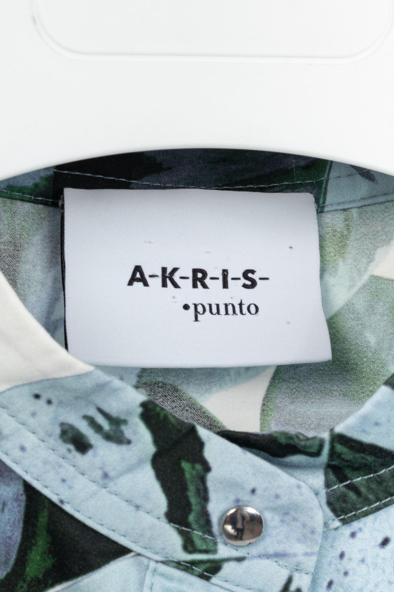 Akris Akris Punto Tropical Leaves-Print Cotton Poplin Shift Dress Size M / US 6-8 / IT 42-44 - 4 Thumbnail