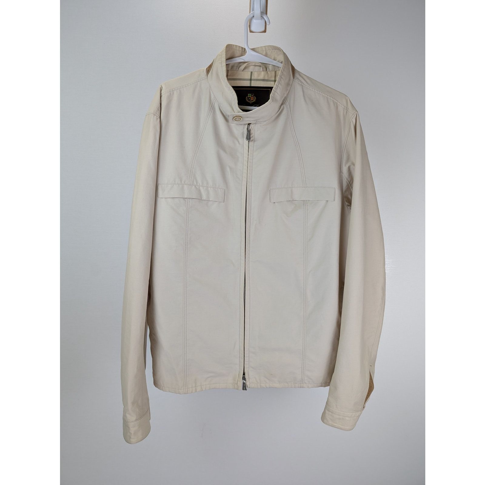 Loro Piana o1rshd1 CC20 Vestes Blousons Jacket in Beige Size US M / EU 48-50 / 2 - 1 Thumbnail