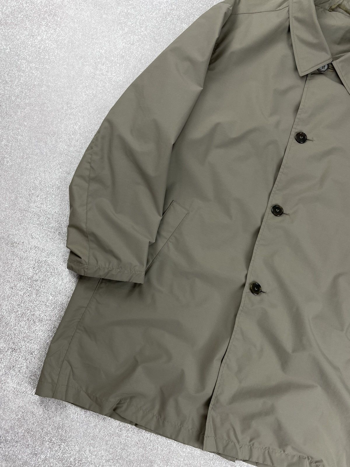 Mandelli Enrico Mandelli Nylon Trench Coat Men’s Size 58 Size US XXL / EU 58 / 5 - 3 Thumbnail
