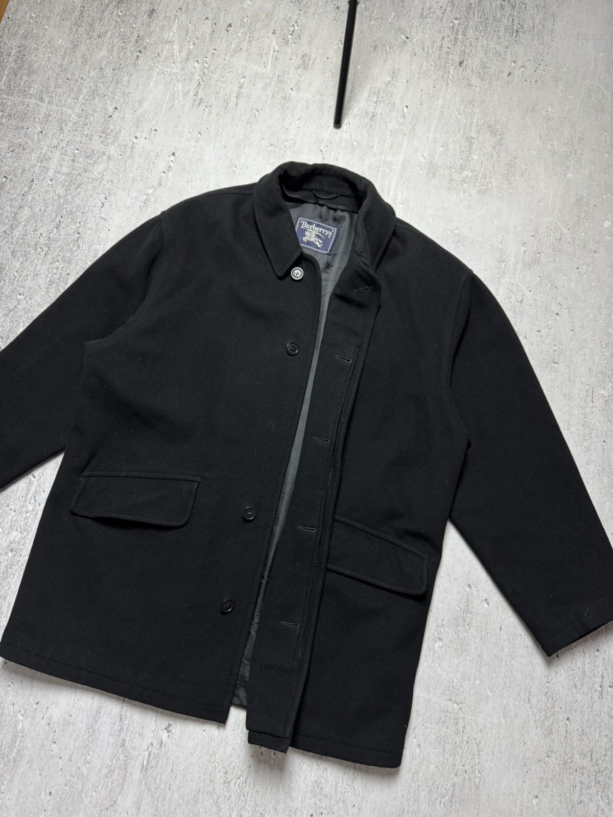Burberry Burberrys Vintage Wool Cashmere Luxury Old Money Coat Size US L / EU 52-54 / 3 - 12 Thumbnail
