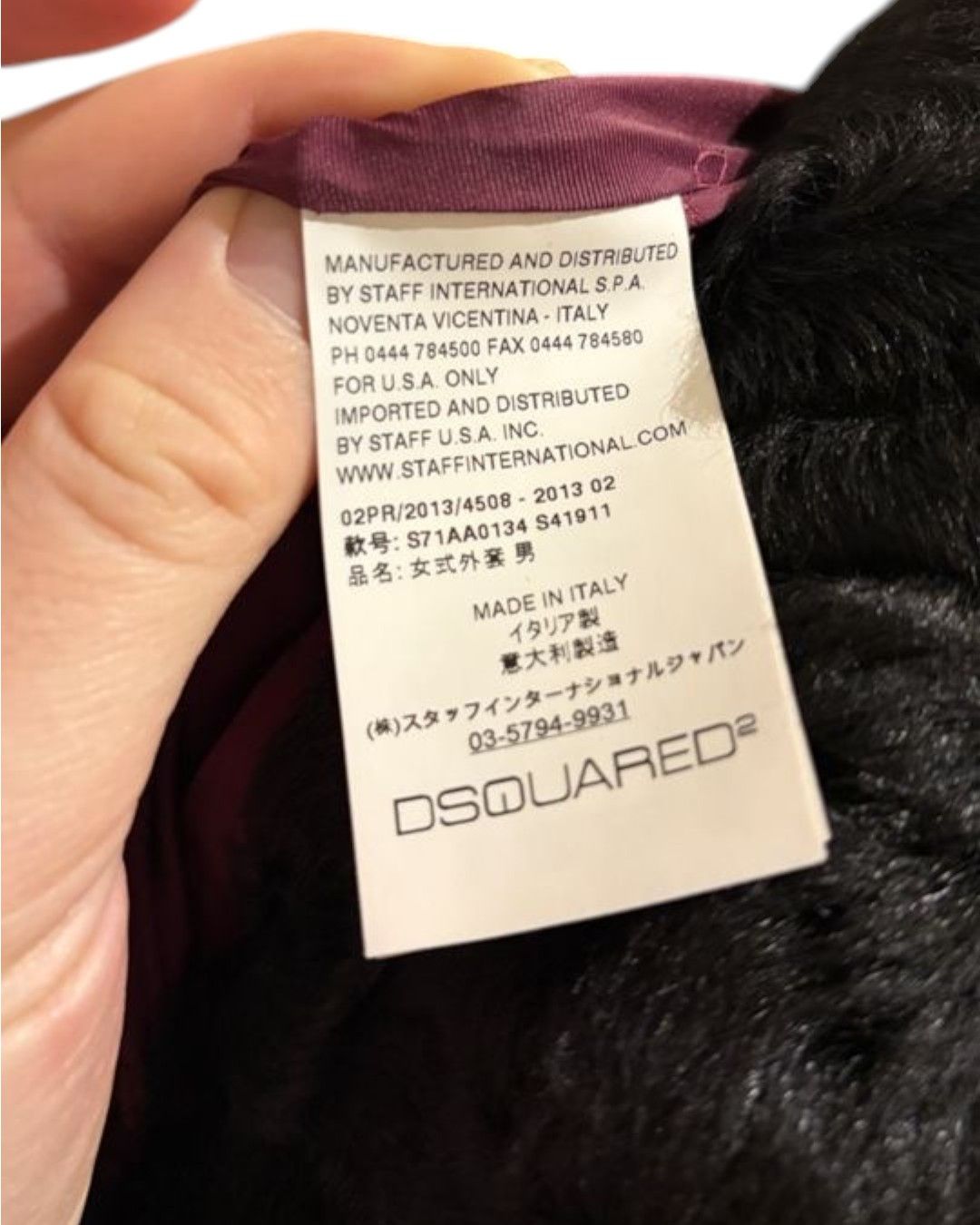 Dsquared2 KARAKUL FUR COLLAR WOOL COAT Size US M / EU 48-50 / 2 - 3 Thumbnail