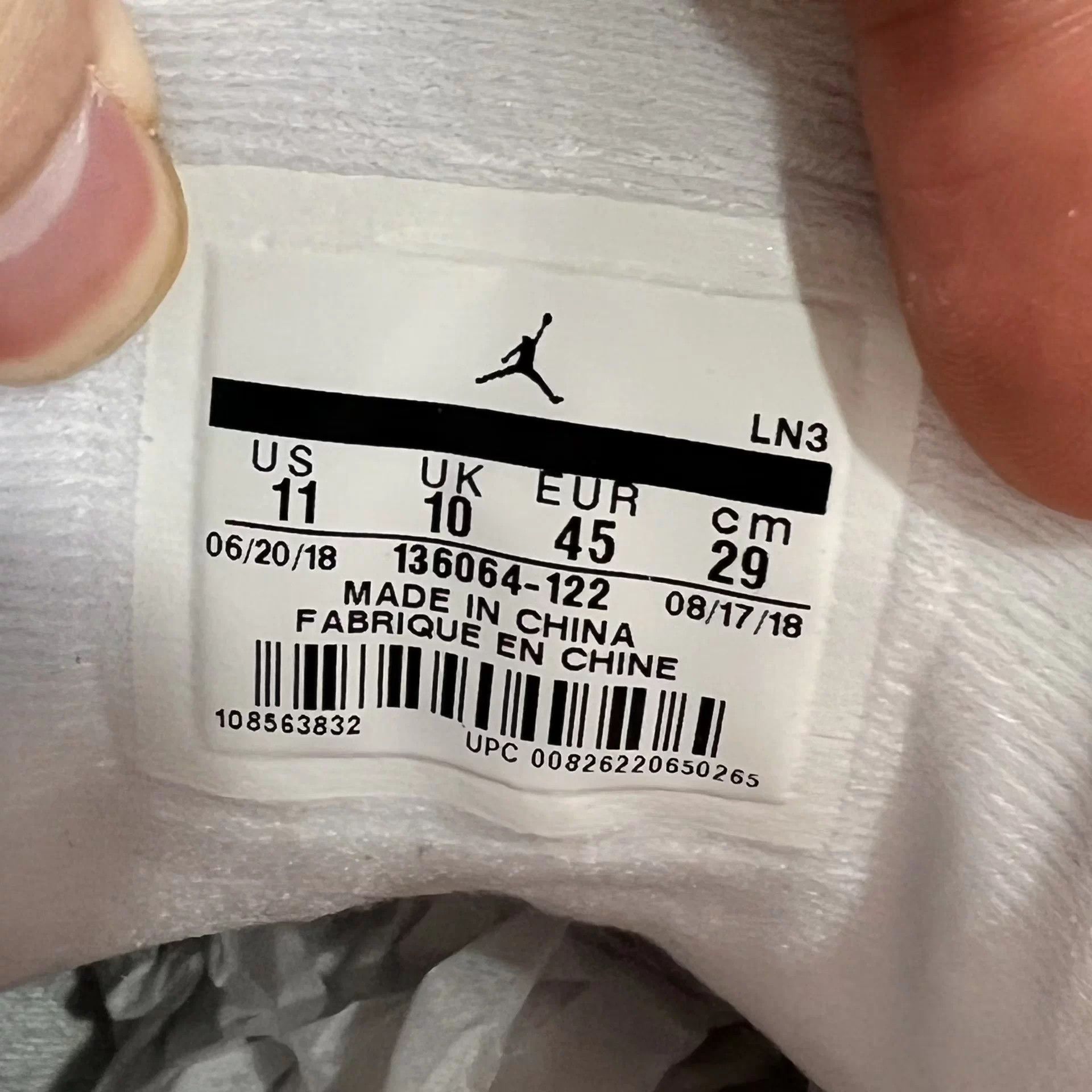 Nike Air Jordan 3 Mocha White Brown 45 Size US 11 / EU 44 - 8 Thumbnail