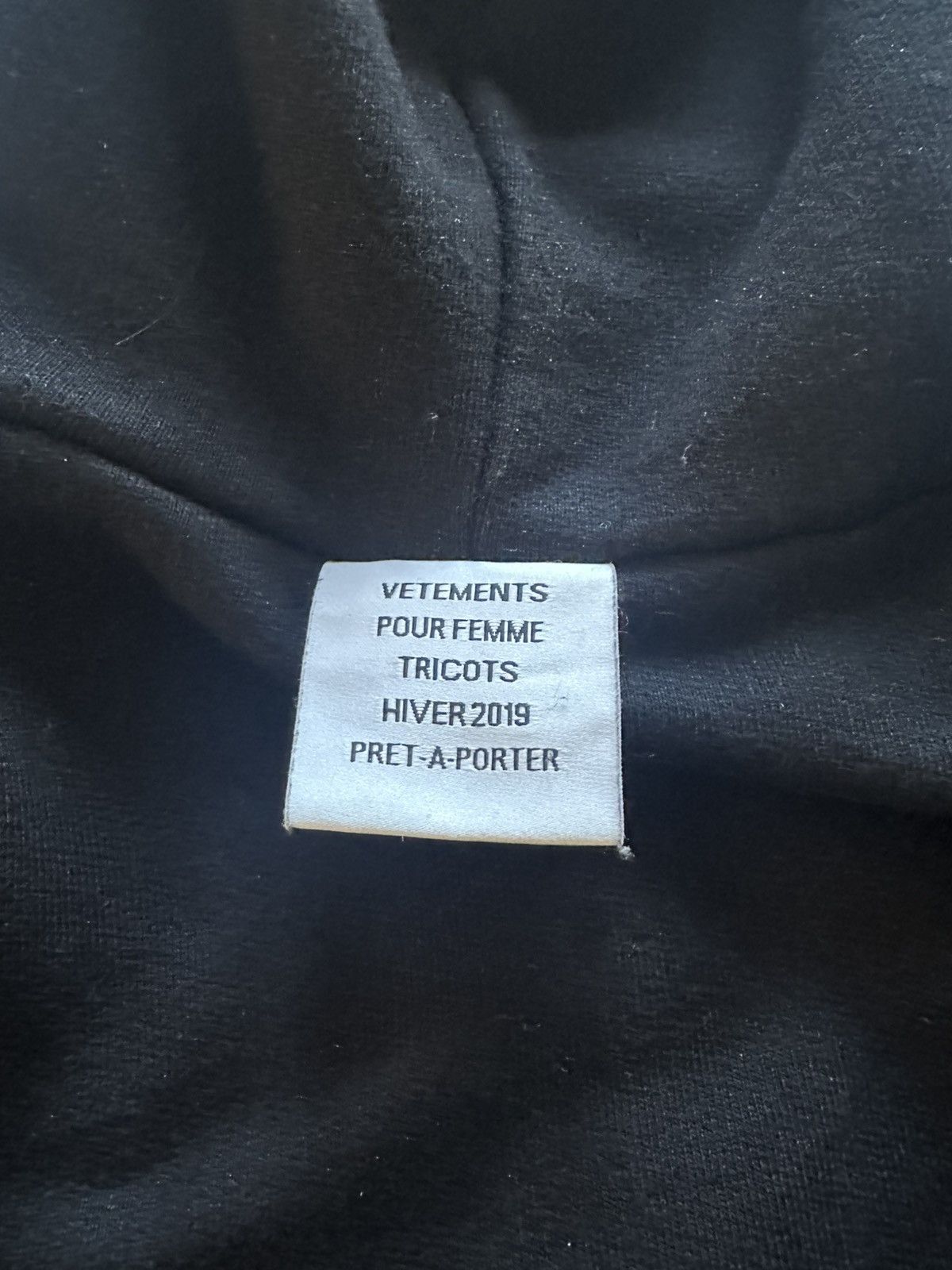 Vetements Vetements AW19 Delicious Difference Inside Out Hoodie Size US S / EU 44-46 / 1 - 5 Thumbnail