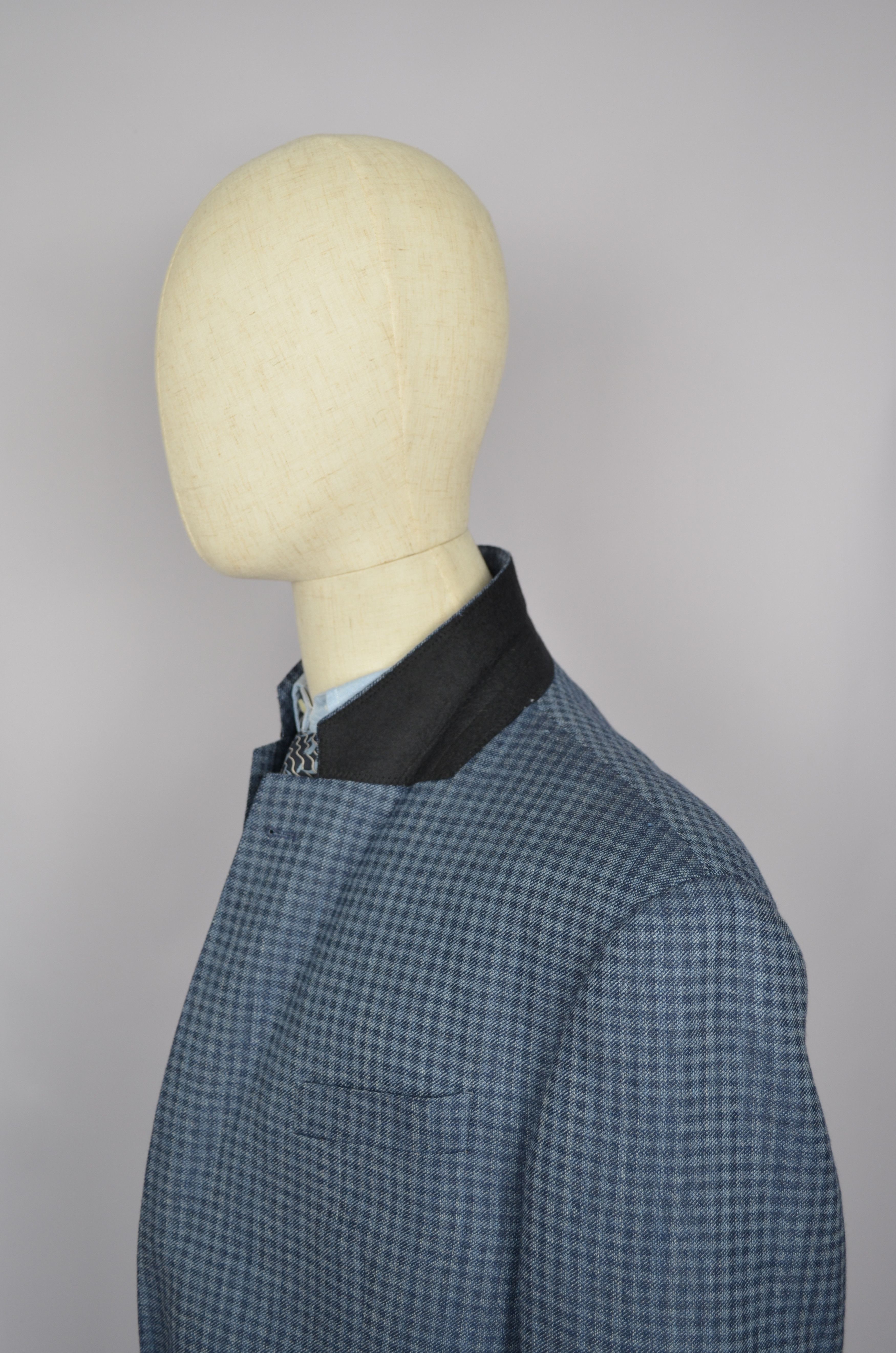 Designer × Emporio Armani Armani Collezioni G Line Linen Wool Jacket Blazer US48 Slim Size 48S - 7 Thumbnail