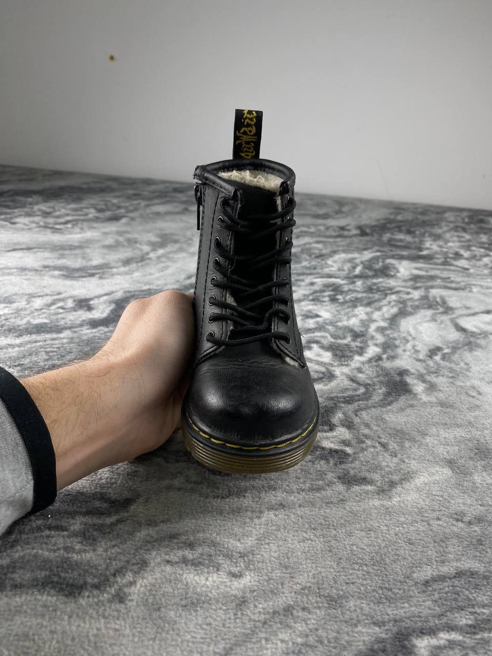 Dr. Martens Dr Martens Junior 1460 Softy T Leather Boots Size 24 Black Size US 5 / EU 37 - 8 Thumbnail