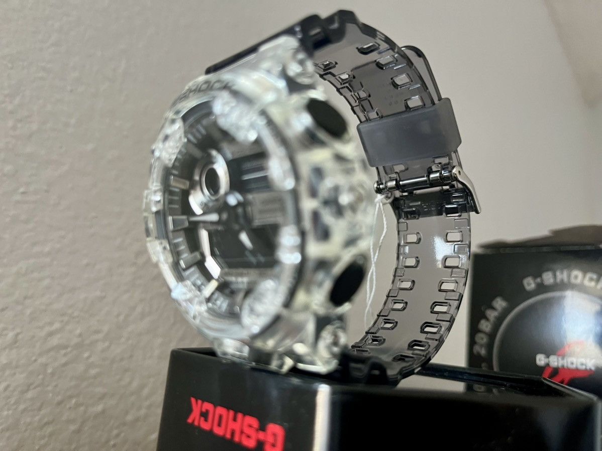 Casio CASIO G-SHOCK Men's Watch Clear skeleton GA-700SK-1A USA Size ONE SIZE - 4 Thumbnail