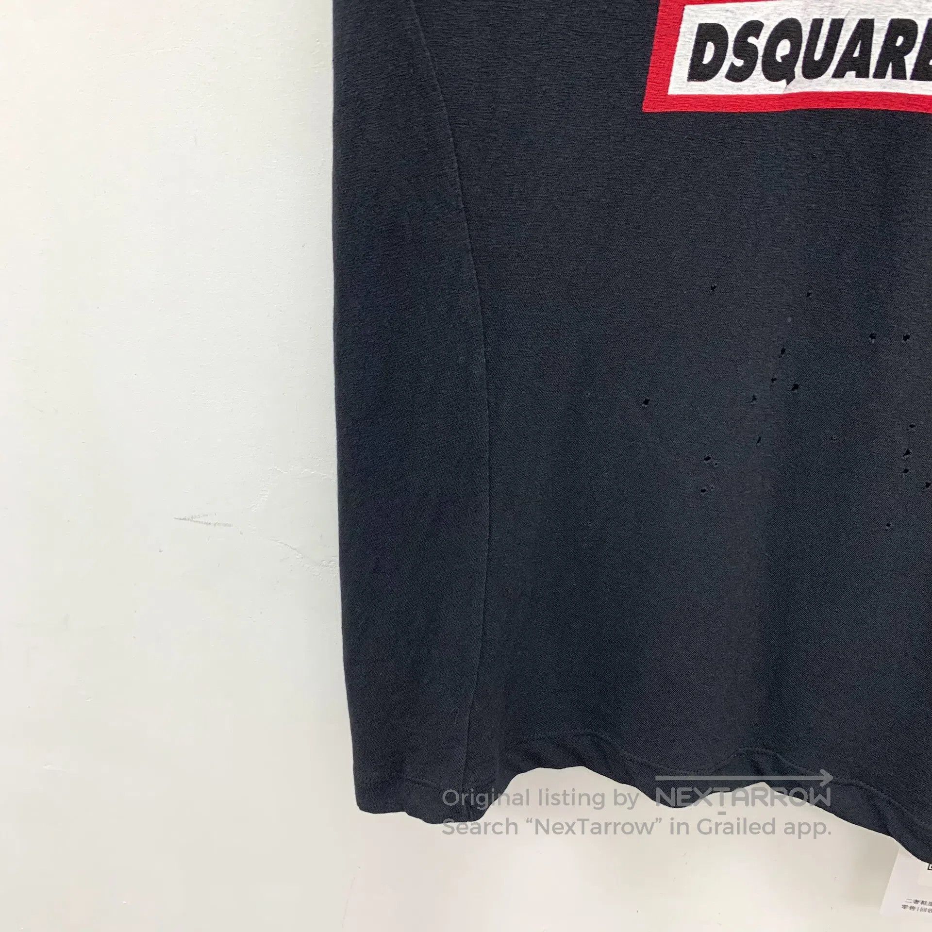 Dsquared2 Dsquared2 Black Hole Letter American Flag Print Cotton Rou Size US L / EU 52-54 / 3 - 4 Thumbnail