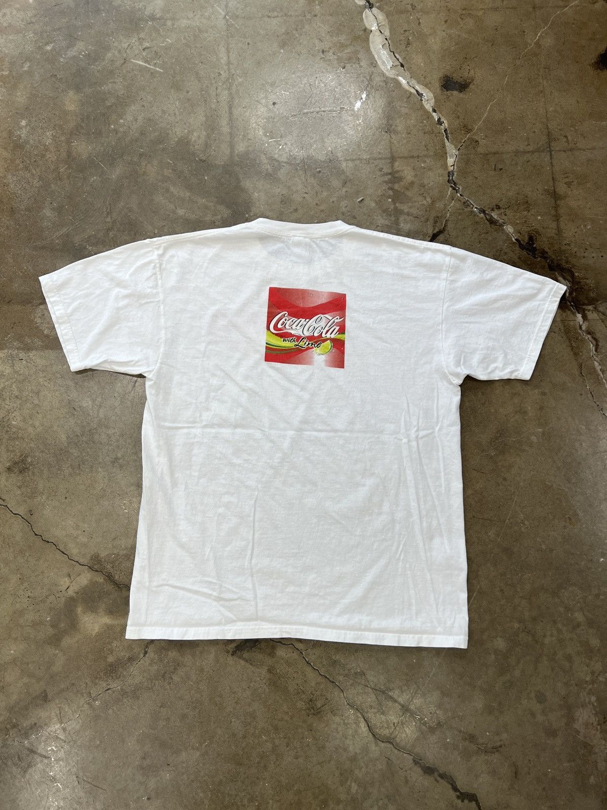Coca Cola × Vintage Vintage Coca-Cola with Lime Promotional Tee XL Size US XL / EU 56 / 4 - 2 Thumbnail