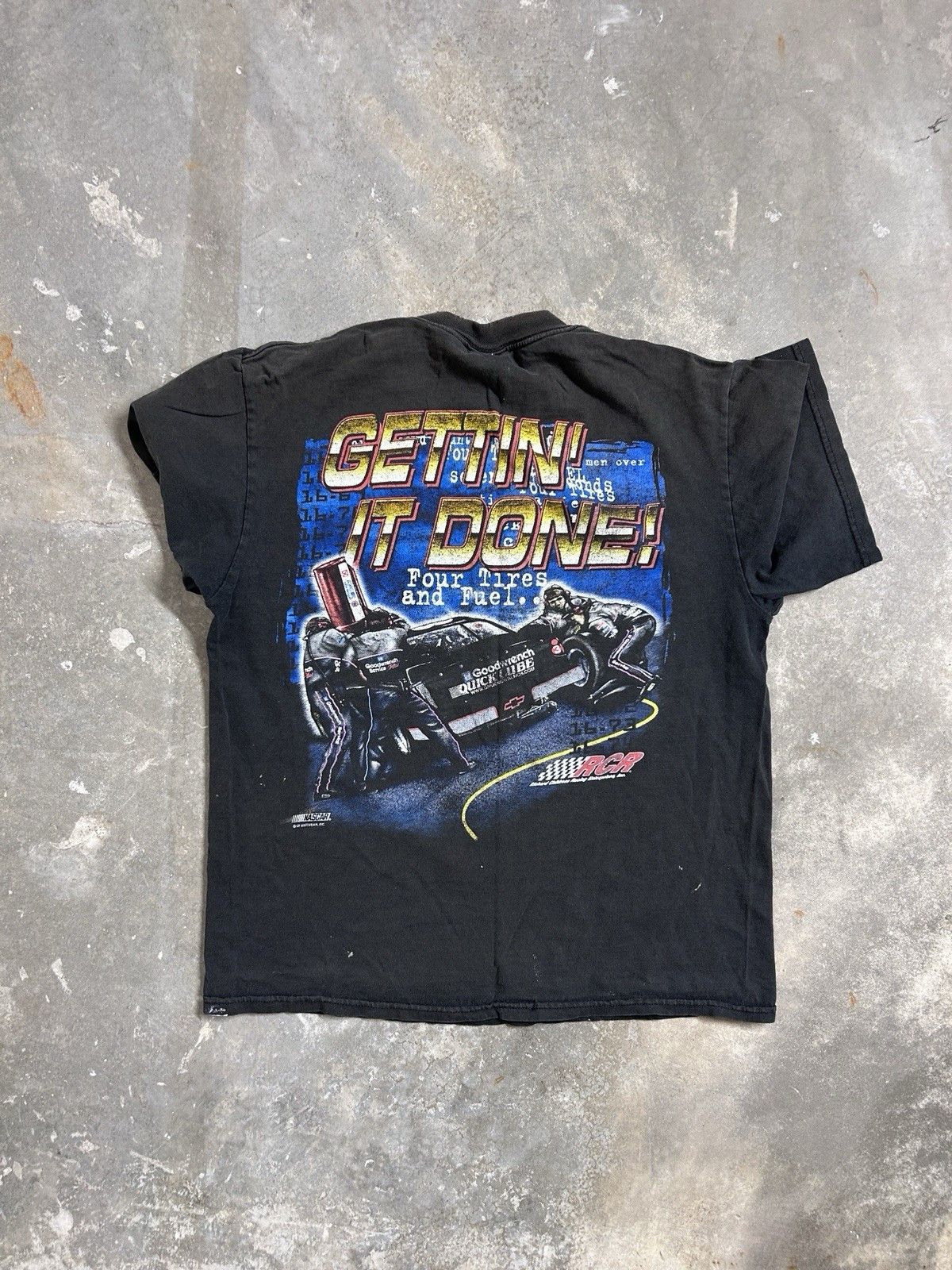 Chase Authentics Vintage Y2K Dale Earnhardt Nascar Racing Faded T-Shirt Size US M / EU 48-50 / 2 - 3 Thumbnail