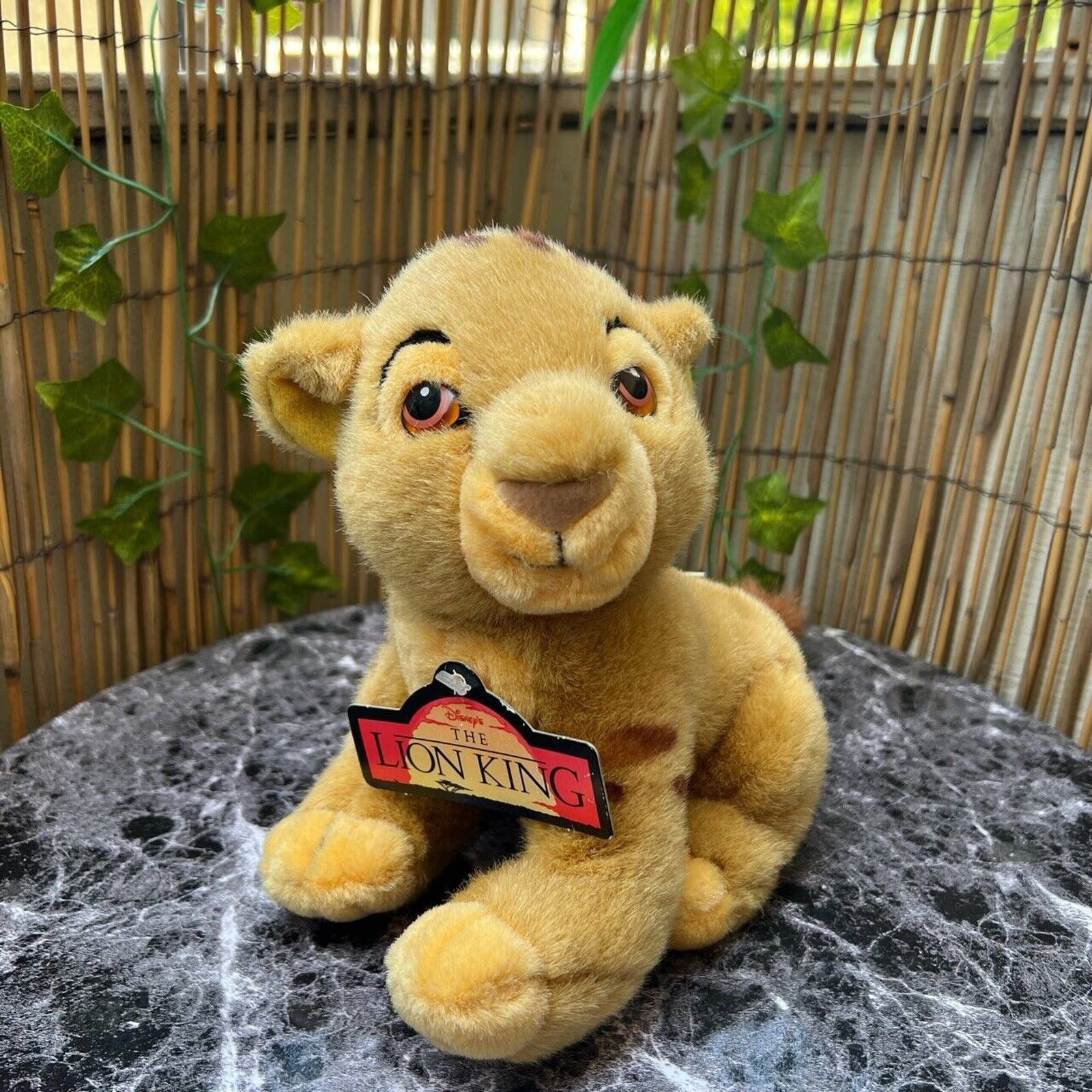Disney vintage LION KING Plush SIMBA Cub 8" Disney Store Stuffed | Grailed