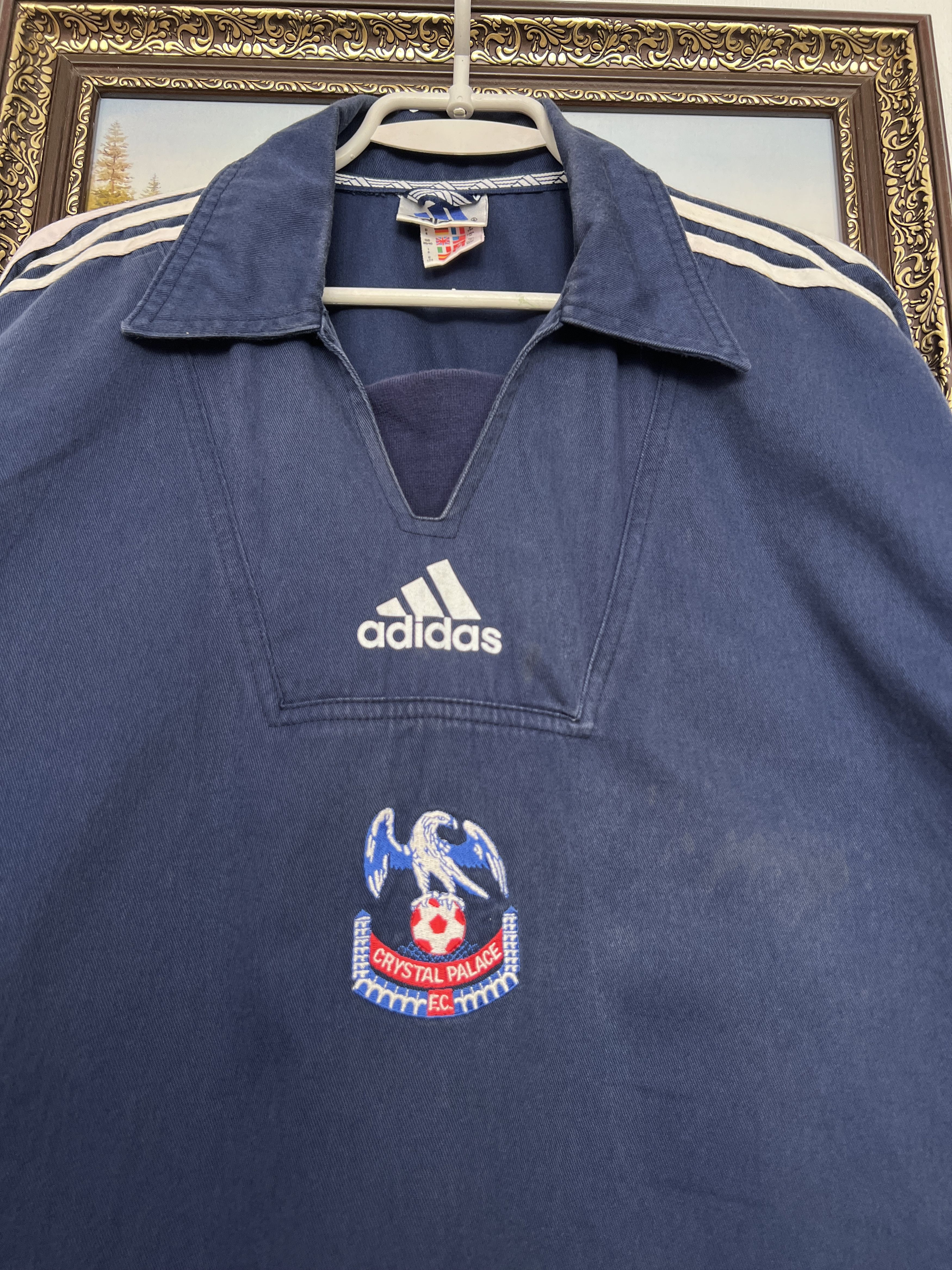 Adidas Vintage 90's Adidas Crystal Palace Football Jacket Soccer Size US M / EU 48-50 / 2 - 4 Thumbnail