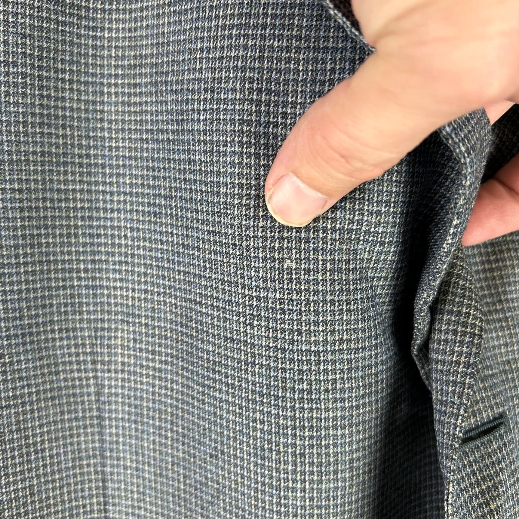 Ermenegildo Zegna Ermenegildo Zegna Sport Coat Mens 46 Blue Green Check Trofeo Wool Italy Blazer Jacket Coat Size 46R - 7 Thumbnail