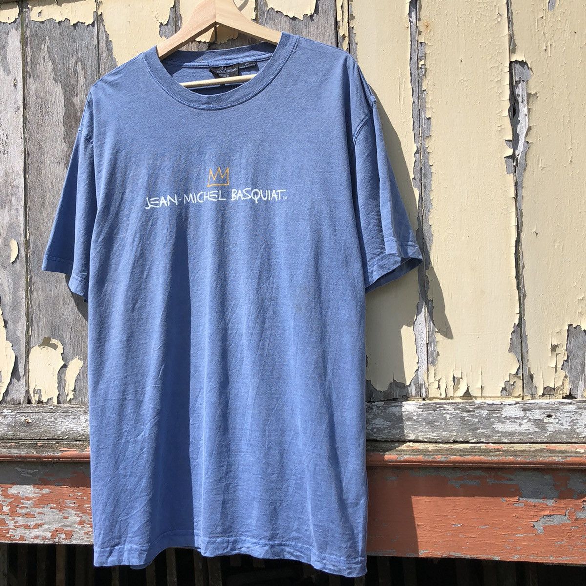 Vintage 💢Rare💢 JEAN MICHEL BASQUIAT Streetwear Over Saiz Tshirt Size US L / EU 52-54 / 3 - 5 Thumbnail