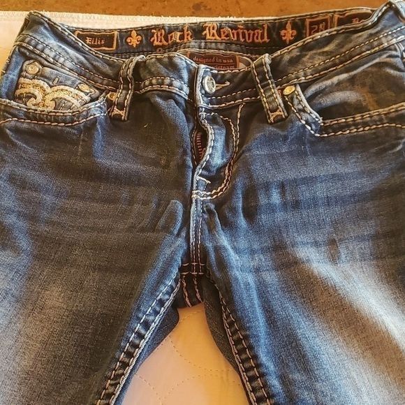 Rock Revival Rock Revival Eilis Easy Boot Stretch Sz. 28 Blue Jeans Size 28" / US 6 / IT 42 - 2 Thumbnail