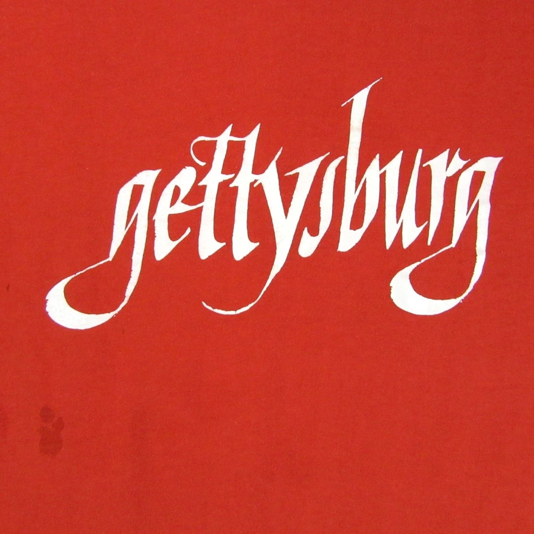 Vintage VINTAGE GETTYSBURG PENNSYLVANIA T-Shirt L MEN Red 80s 90s Civil War concert style print Size US L / EU 52-54 / 3 - 4 Thumbnail