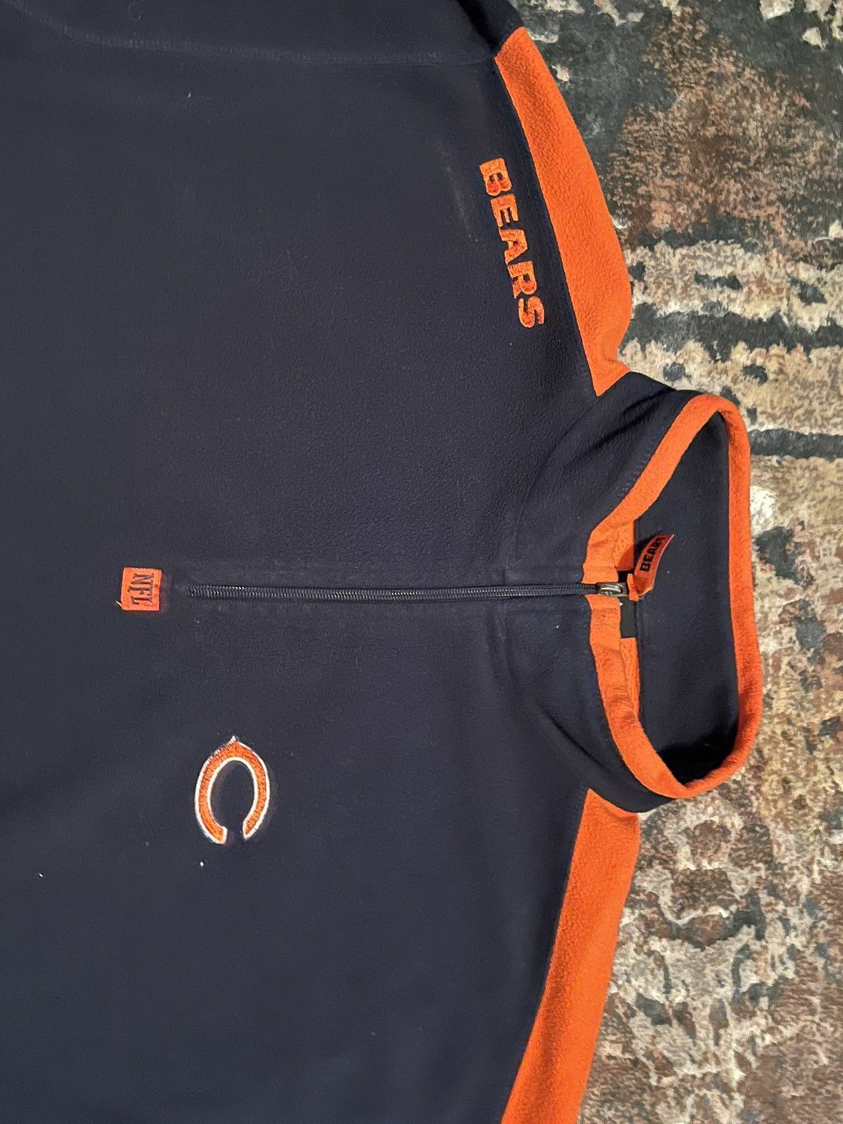 NFL Chicago Bears NFL Fleece Quarter Zip Sweater Size US XL / EU 56 / 4 - 2 Thumbnail