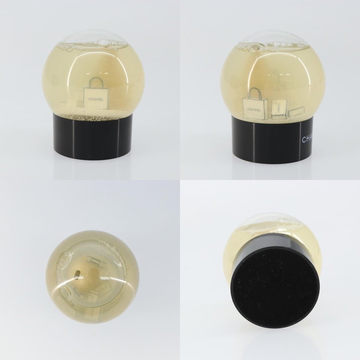 Chanel Chanel Snow Globe Glass Clear CC Size ONE SIZE - 3 Thumbnail