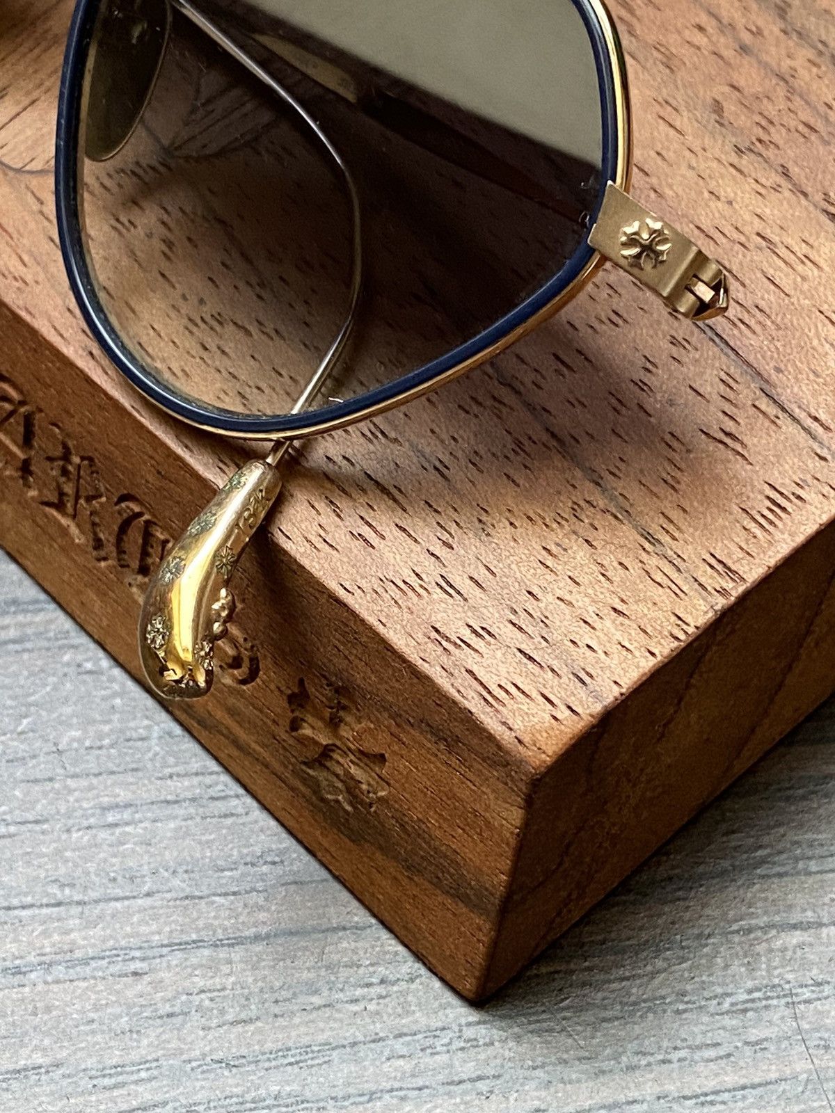 Chrome Hearts BONE PRONE II Chrome Hearts Sunglasses Size ONE SIZE - 5 Thumbnail