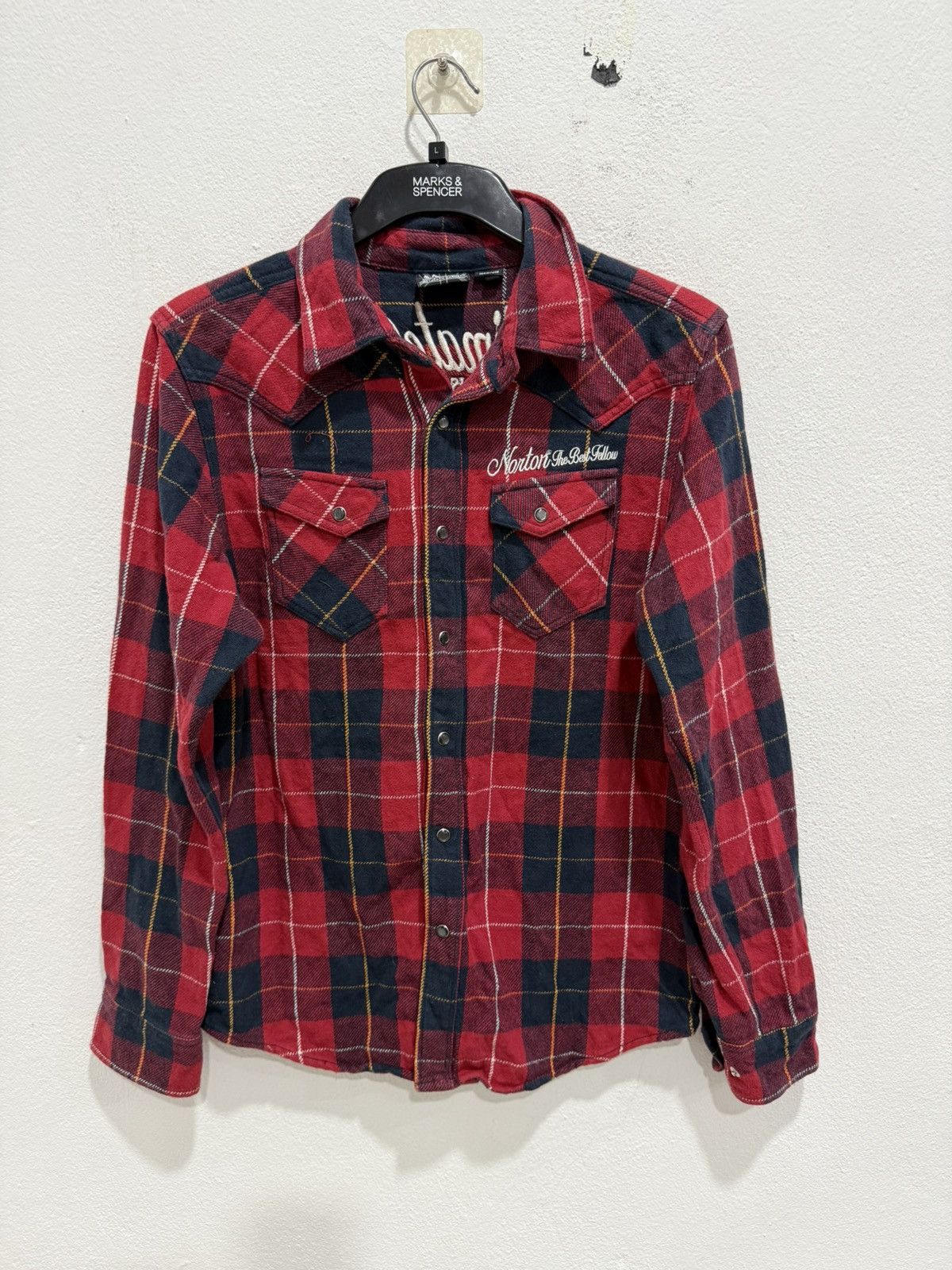 Norton Norton Motorcycle An Ultimate Machine Embroidery Shirt Size US M / EU 48-50 / 2 - 1 Thumbnail